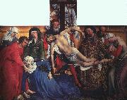 WEYDEN, Rogier van der The Descent from the Cross oil painting artist